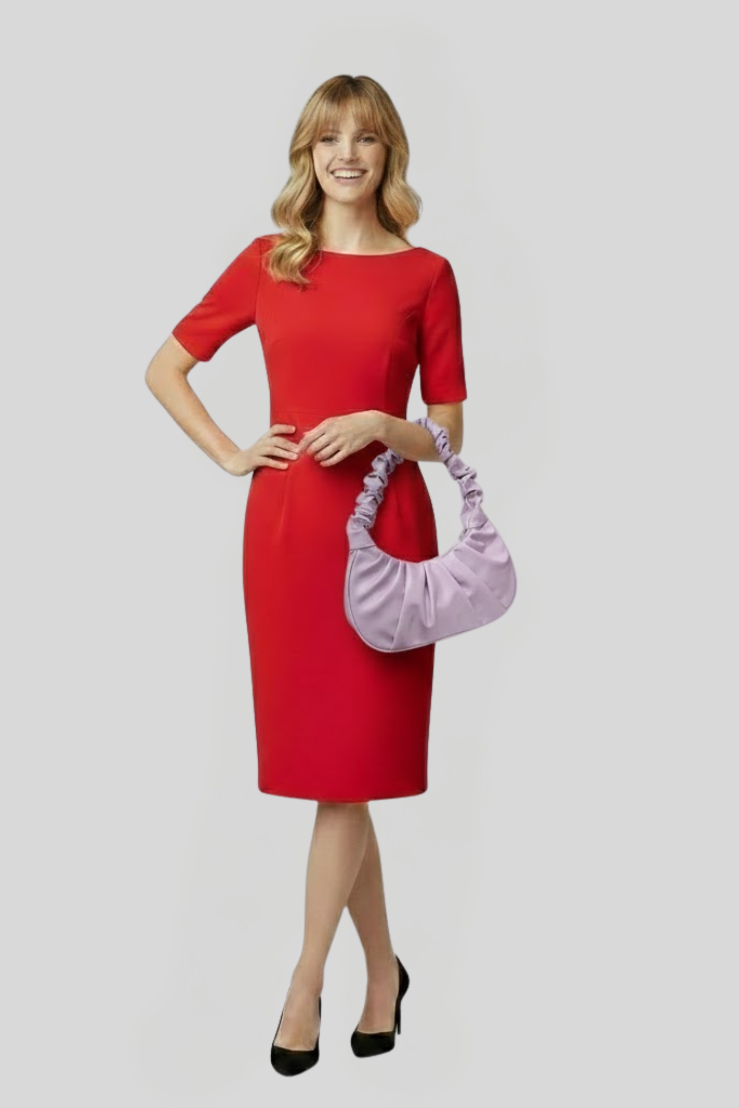 Women's Elegant Ruched Handbag