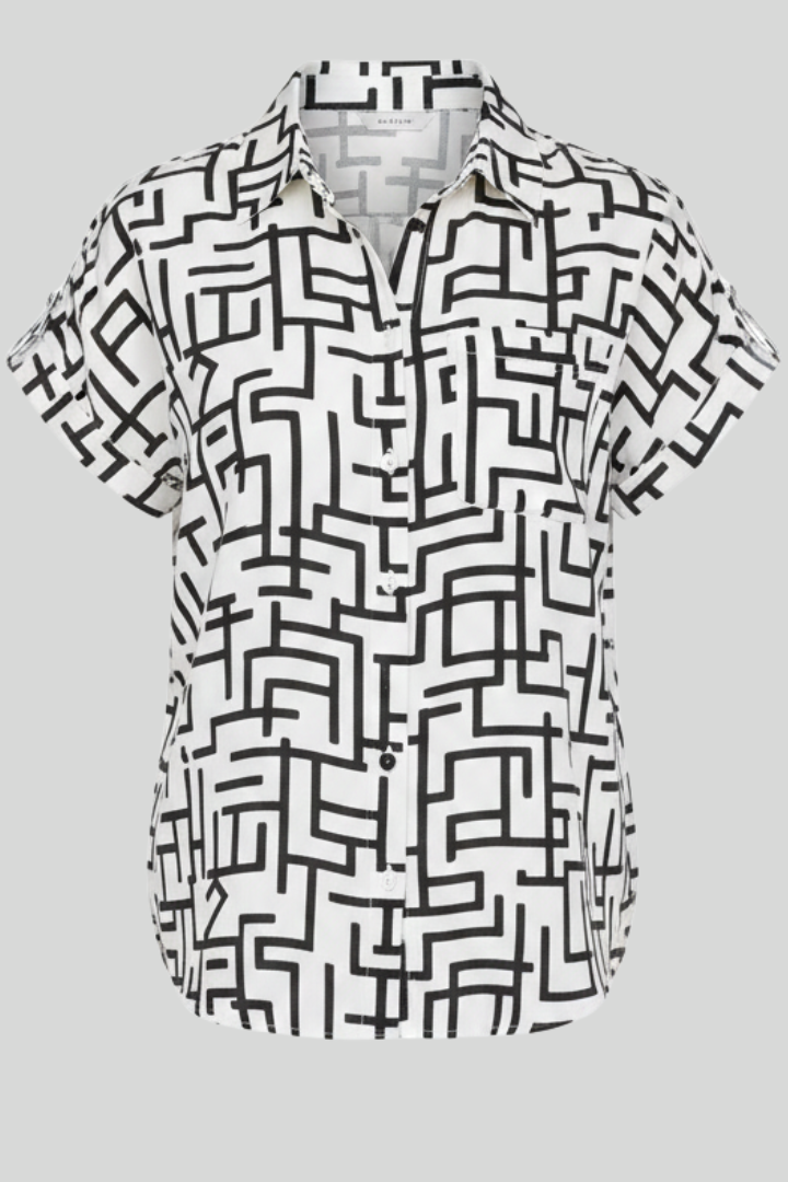 Modern Printed Women’s Trendy Blouse