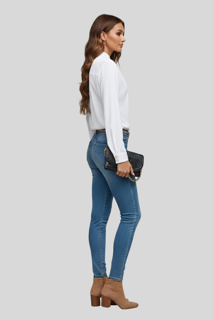 Women V Neck Blouse