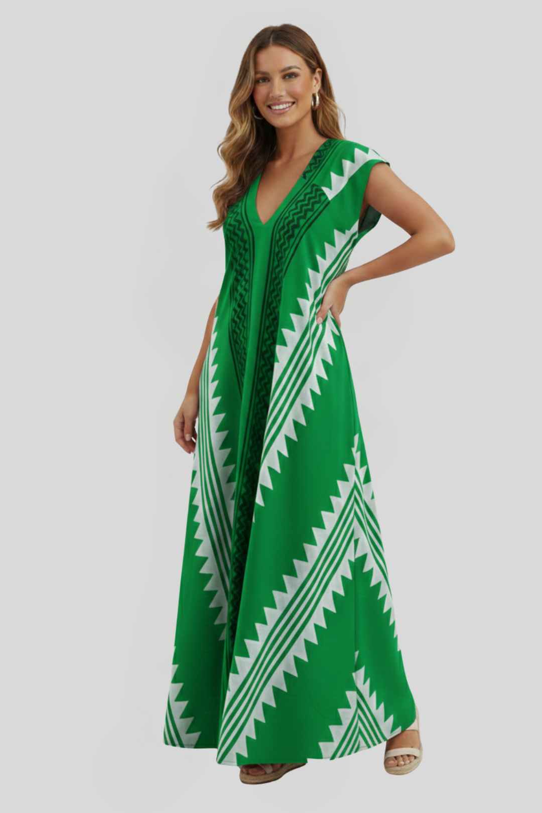 Women's Ethnic Flowy Maxi Dress