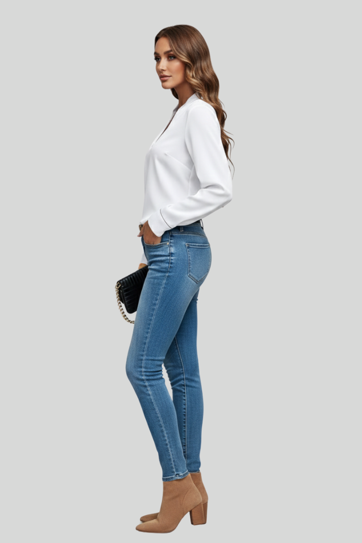 Women V Neck Blouse