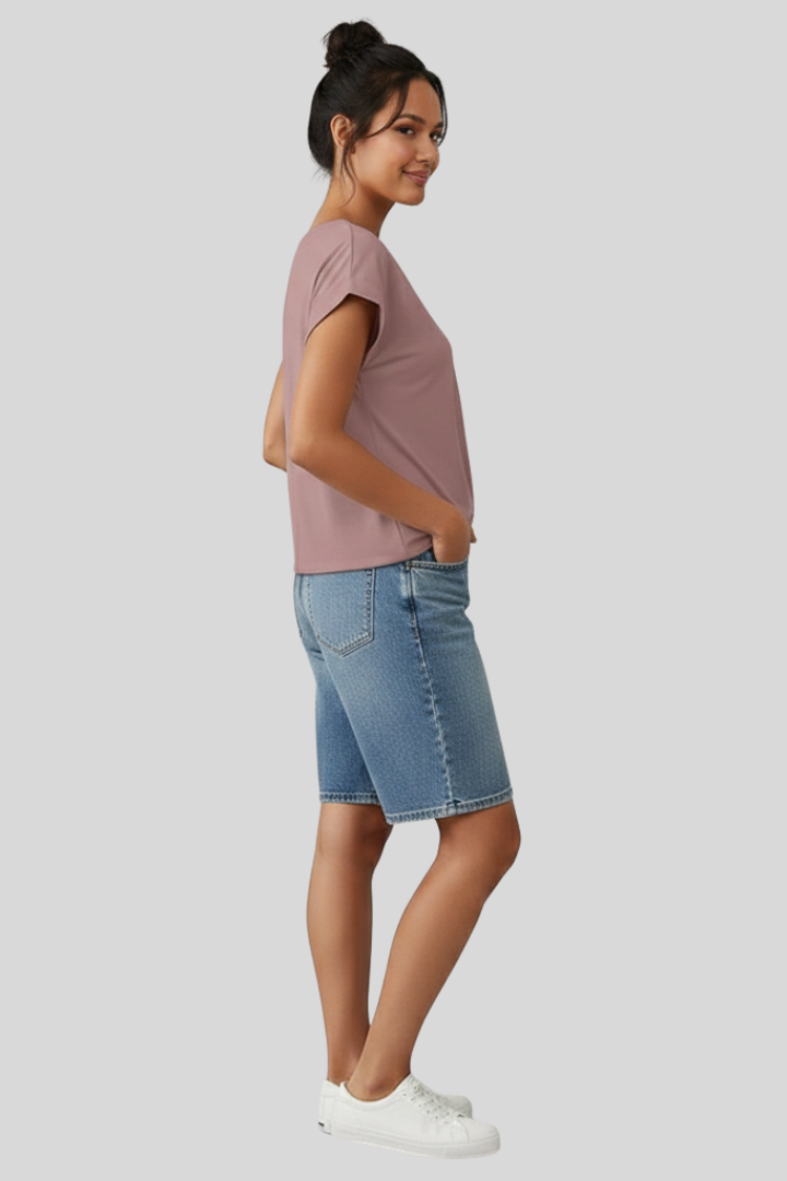 Chic Women V-Neck Top Stylish