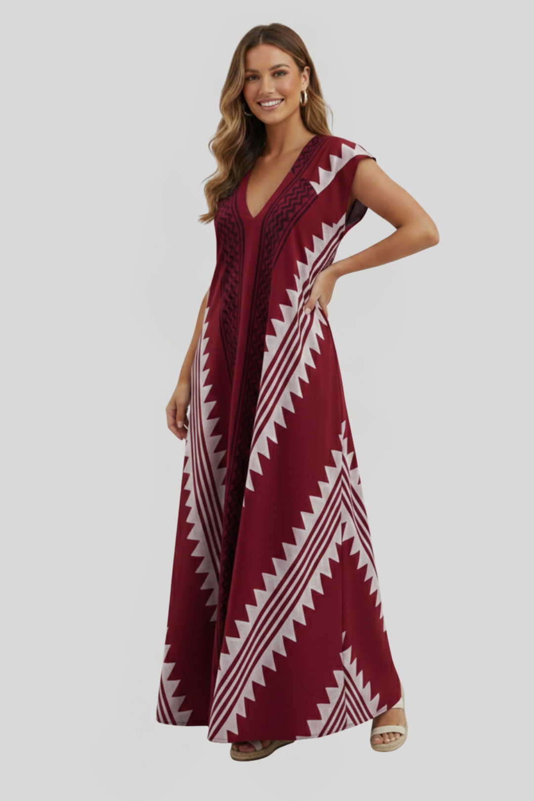 Women's Ethnic Flowy Maxi Dress