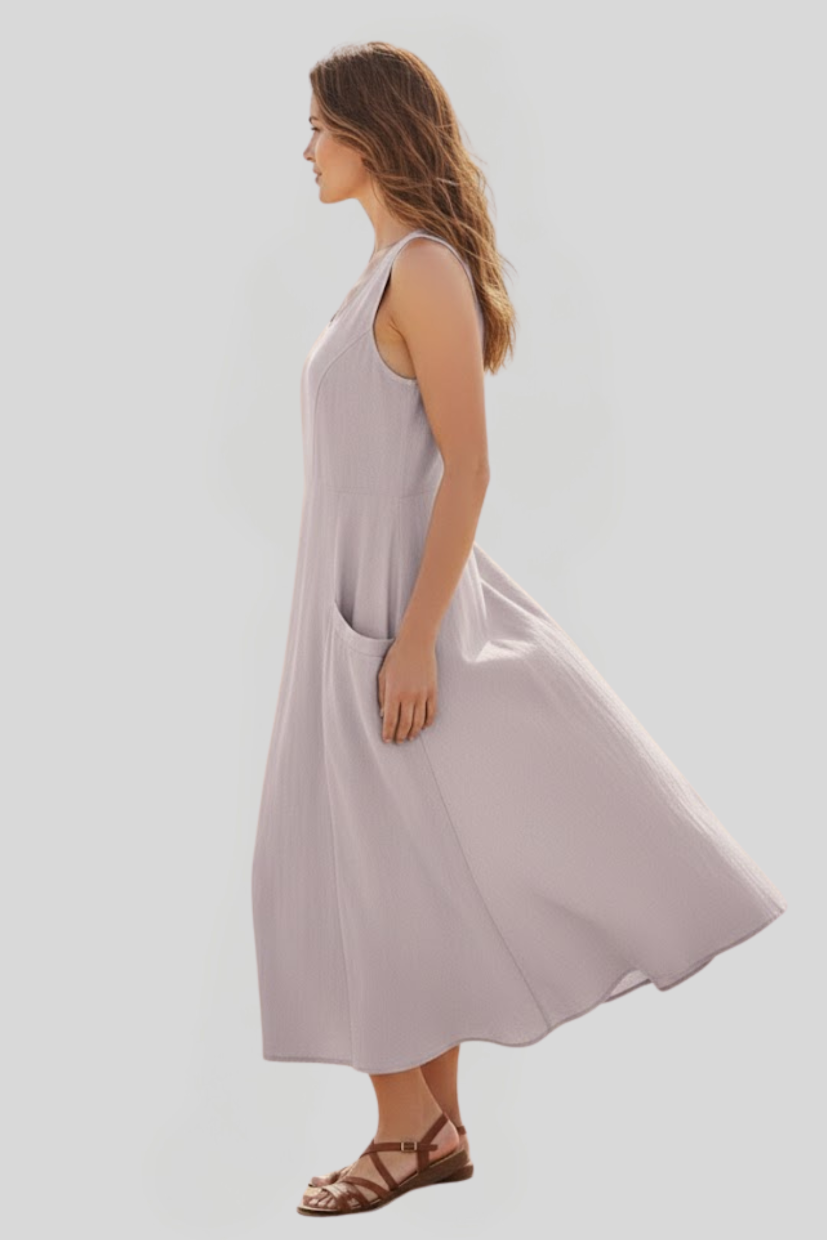 Women's Flowy Summer Midi Dress