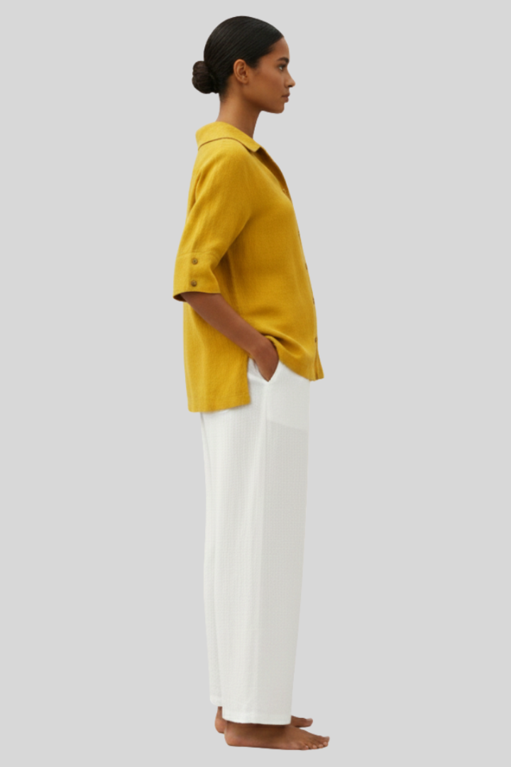 Women’s Lightweight Linen Casual Blouse