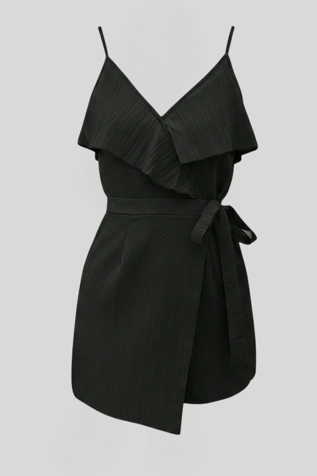 Women's Ruffle Wrap Mini Dress