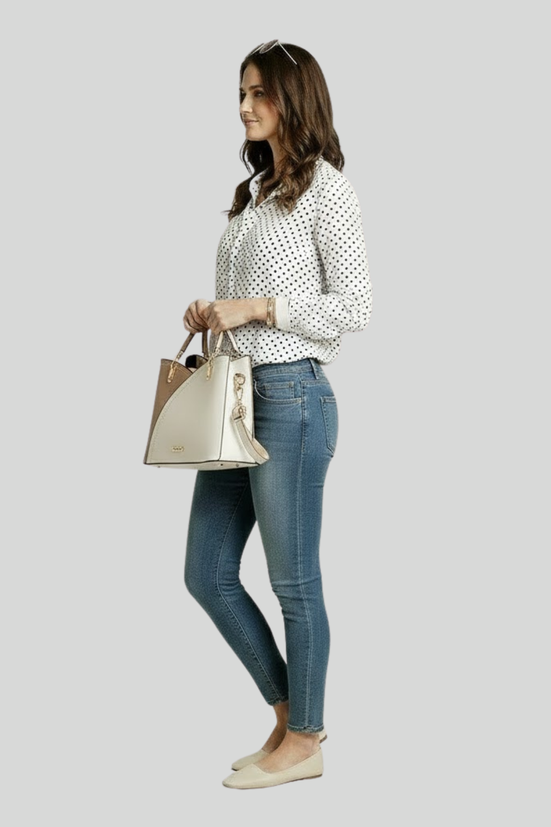 Women's Colour-Block Handbag