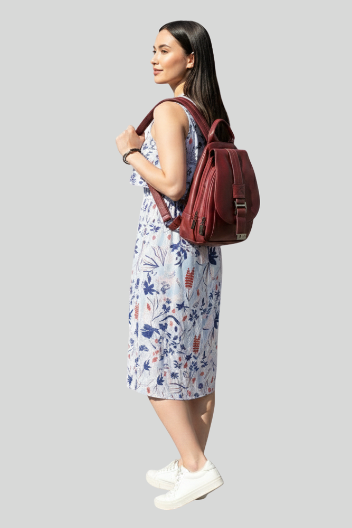 Women’s Leather Backpack Everyday Durable