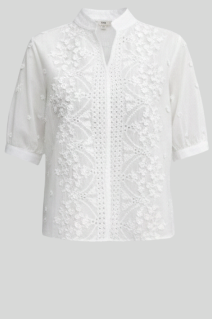 Elegant Chic White Women Blouse